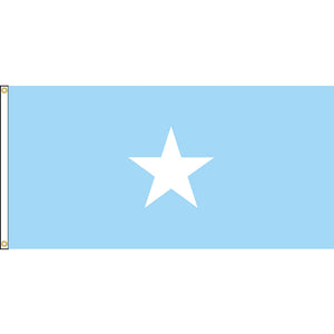Somalia Flag with header and grommets.