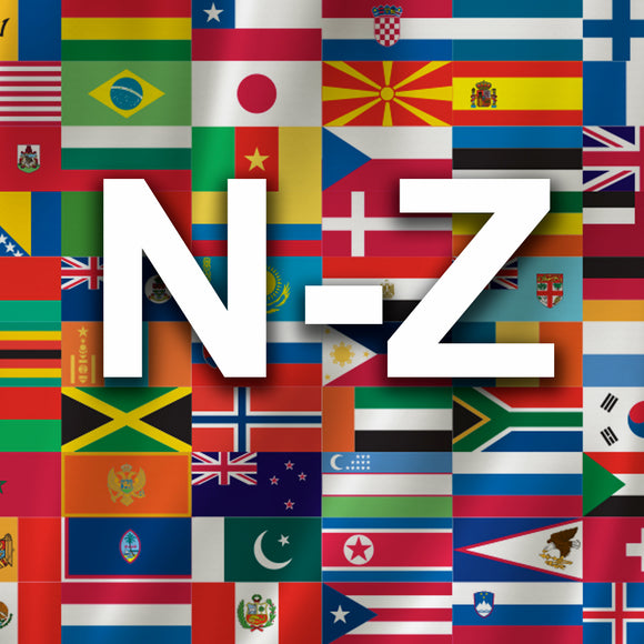 International Flags N-Z
