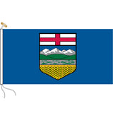 Alberta Flag with Rope and Toggle