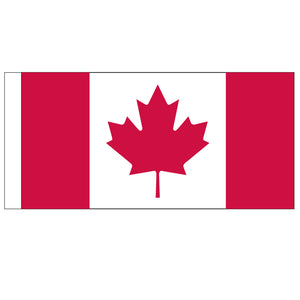 Canada Motorcycle Flag