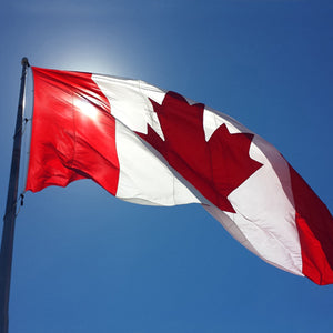 Giant Canada Applique Flags