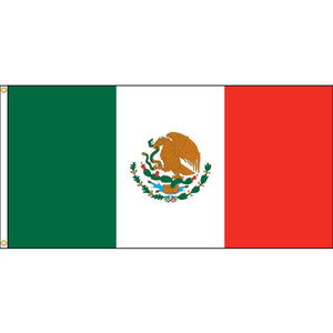 Mexican flag with grommets