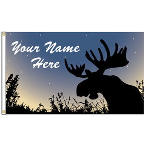 Moose Flag - Personalized