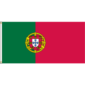 Portugal Flag with header and grommets.