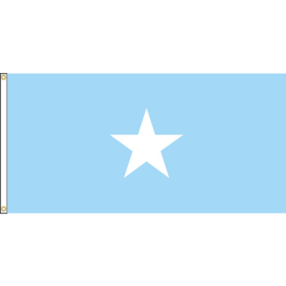 Somalia Flag with header and grommets.