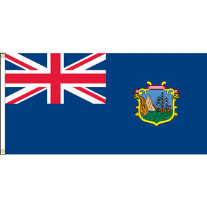 St. Helena Flag with header and grommets.